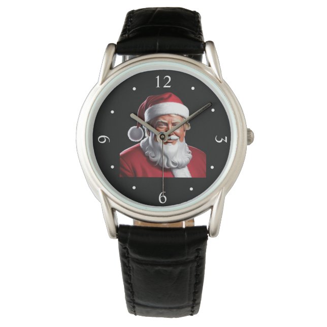 Montre Noël de Trump Père Noël : Festive patriotique (devant)