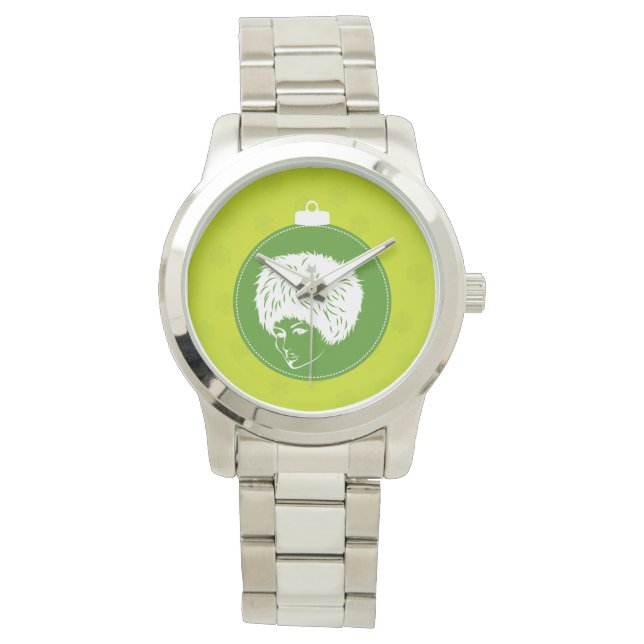 Montre Noël Modish Lime (devant)