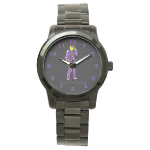 Montre noir de pourcentage Gangsta