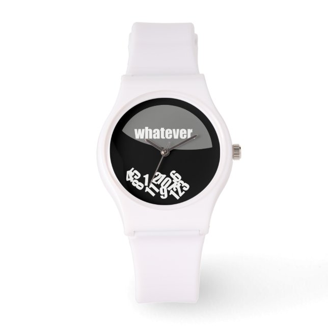 Montre Noir, quels que soient les chiffres (Recto)