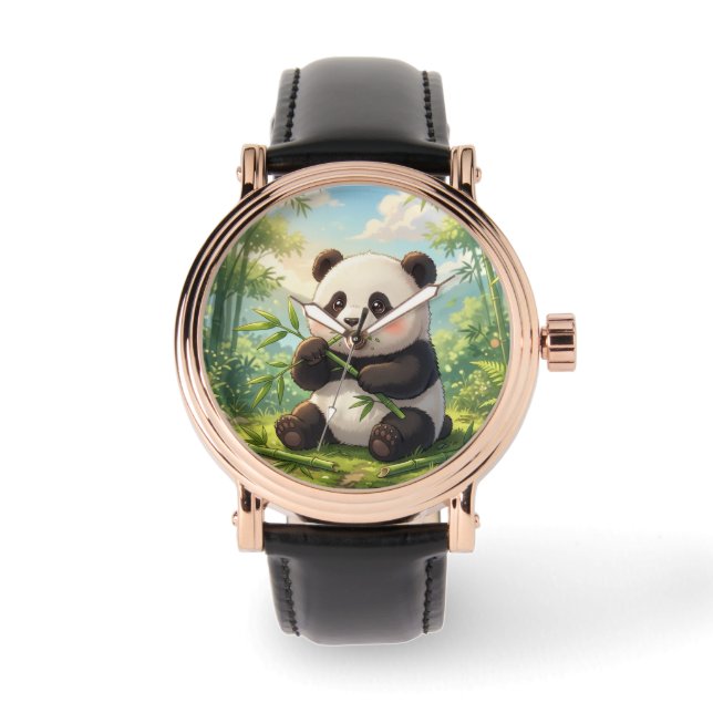 Montre noire mignonne (Recto)