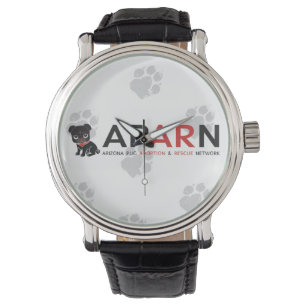 Montre noire vintage de bracelet en cuir de patte