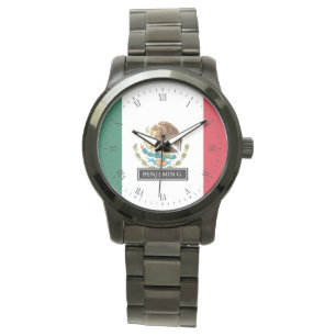 Montre Nom classique de coutume de drapeau mexicain