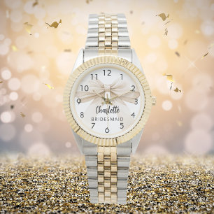 Montre Nom crème beige de l'arc de la servante