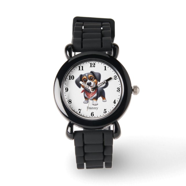 Montre Nom d'ajout de chien cool (Recto)