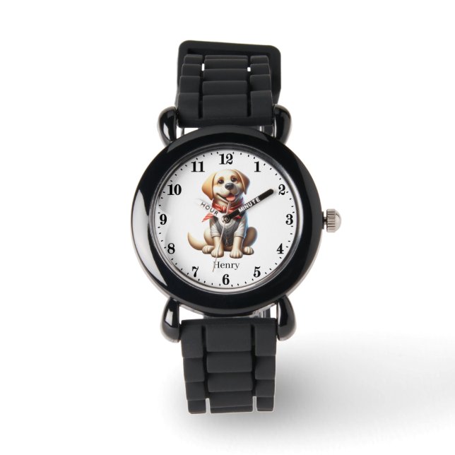 Montre Nom d'ajout de chien cool (Recto)