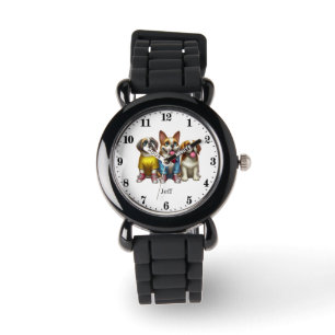 Montre Nom d'ajout de chien cool