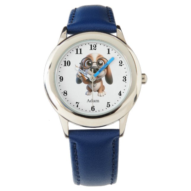 Montre Nom d'ajout de chien cool (devant)