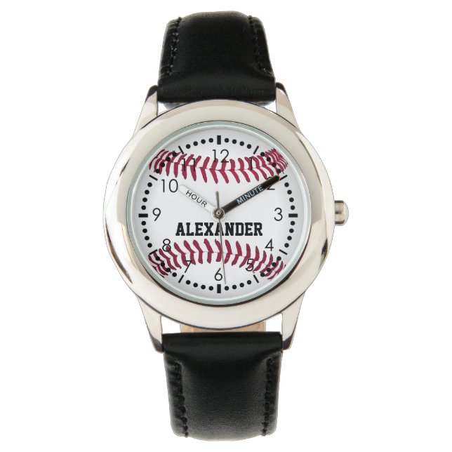 Montre Nom de la Personnaliser de baseball (devant)