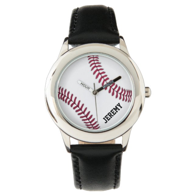 Montre Nom de l'entraîneur du joueur de baseball personna (devant)