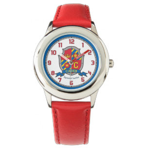 Montre Nom des cadets signifiant crête rouge bleu jaune l