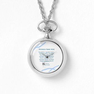 Montre Nom d'ingrédient ajouter nom d'entreprise site Web