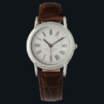 Montre Nom et date personnalisés vintage Retro<br><div class="desc">Nom personnalisé vintage Retro</div>