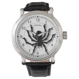 Montre Nom : Huge Halloween Spider Black & White