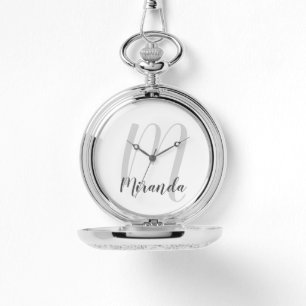 Montre Nom personnalisé du script moderne
