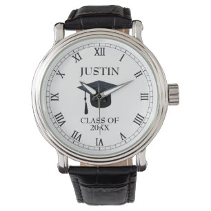 Montre Nom personnalisé et année d'études de graduatio