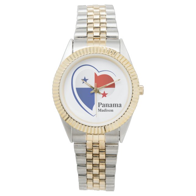Montre Nom personnalisé Panama Love (devant)
