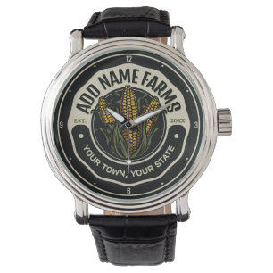 Montre Nom personnalisé Sweet Corn Garden Agricole