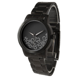 Montre Nombre de chutes Funny Gravity Cool Noir
