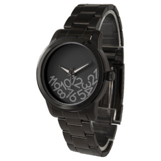 Montre Nombre de chutes Funny Gravity Cool Noir