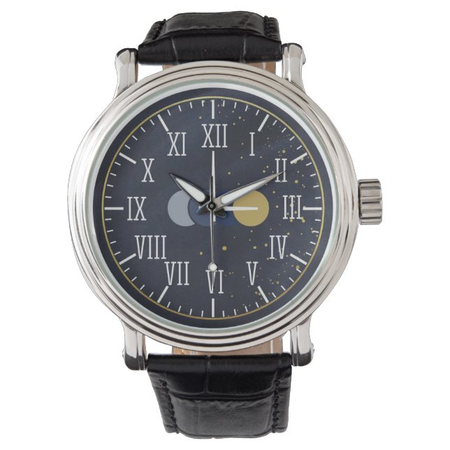 Montre Nombres romains de luxe Hommes (devant)