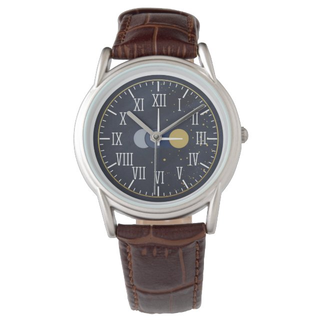 Montre Nombres romains de luxe Hommes (devant)