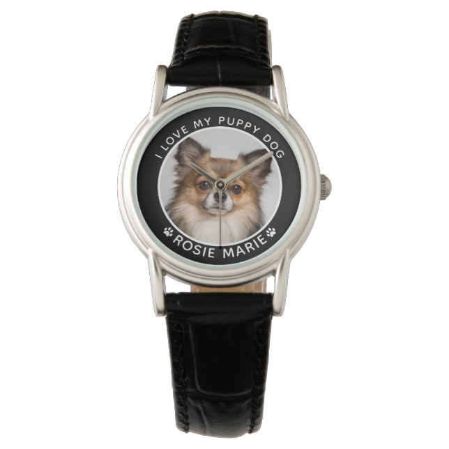 Montre Noms de chien pour amoureux de chiens mignons Empr (devant)