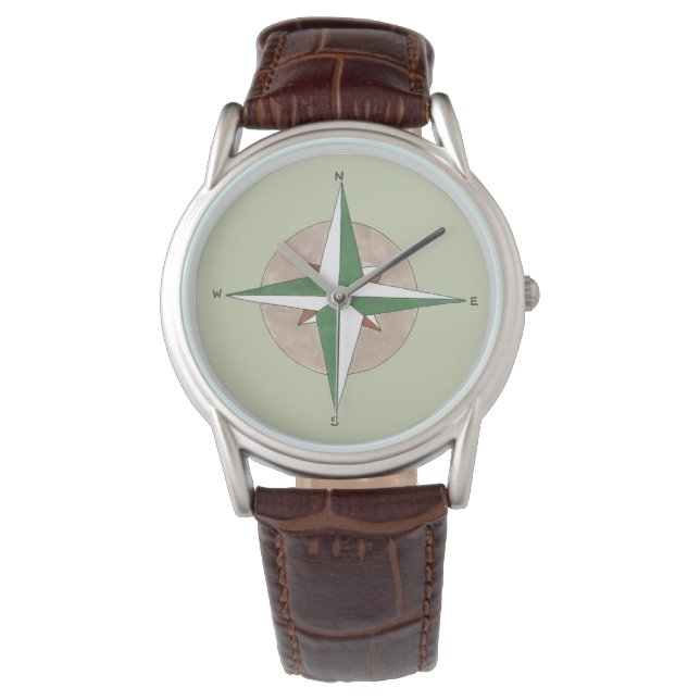 Montre Nord-Sud-Est Ouest Camping Compass Camp Watch (devant)