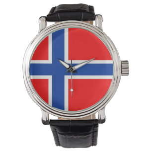 Montre Norvégien de la Norvège de drapeau de pays