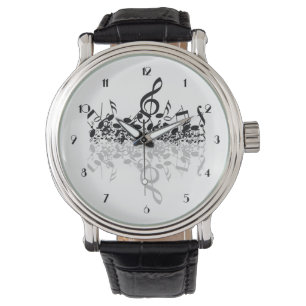 Montre Notes de musique rien que Treble Wrist Watch