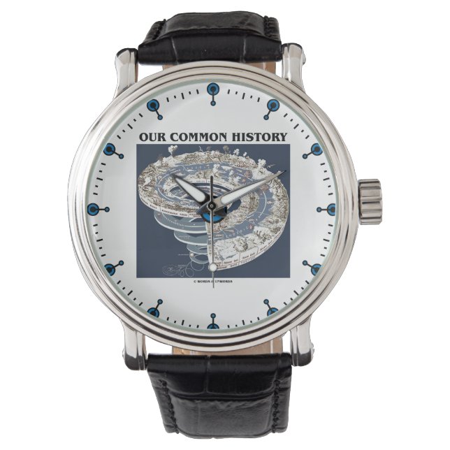 Montre Notre histoire commune Chronologie géologique de l (devant)