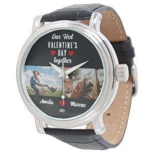 Montre Notre première Saint Valentin Ensemble 2 Photos No