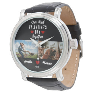 Montre Notre première Saint Valentin Ensemble 2 Photos No