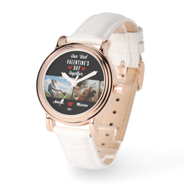 Montre Notre première Saint Valentin Ensemble 2 Photos No (Angle)