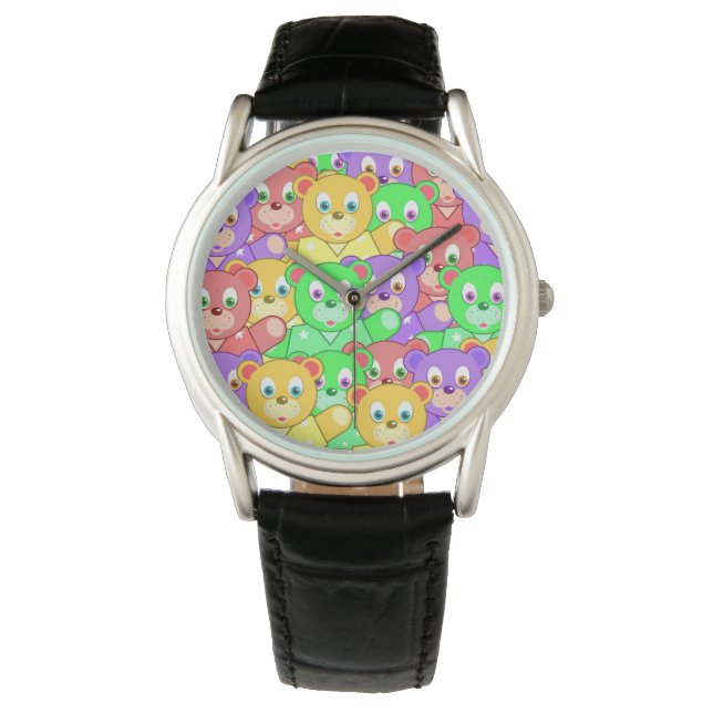 MONTRE NOUNOURS COLORÉS (devant)