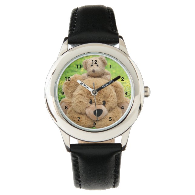 Montre Nounours mignons dans un pré (devant)