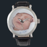 Montre Nouveau bébé photo eWatch Watch<br><div class="desc">Portez une photo de votre nouveau bébé sur votre montre pour que tout le monde puisse la voir. Ajoutez votre propre photo de nouveau-né.</div>