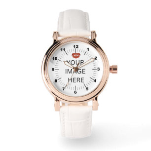 Montre NOUVEAUTÉ ! Veille féminine - Personnalisée - Or R