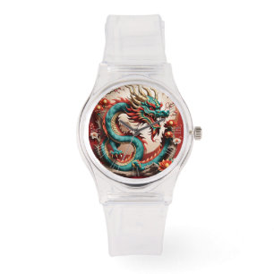 Montre Nouvel An chinois Dragon Zodiac Anniversaire W1