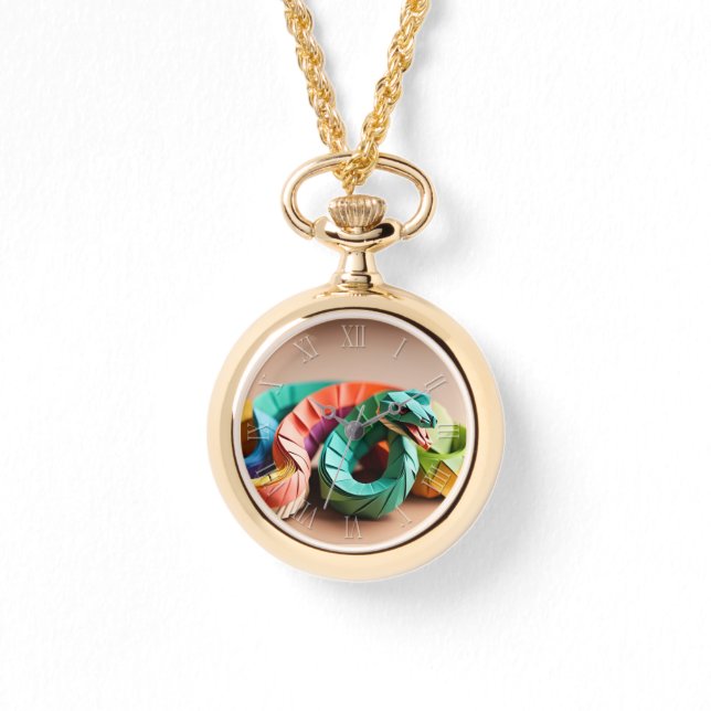 Montre Nouvel an chinois Origami Zodiac Anniversaire NW3 (Recto)