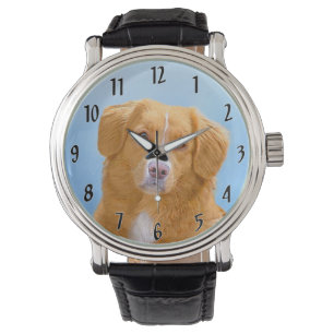 Montre Nouvelle-Écosse Peinture de chien pour l'essayeur 