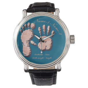 Montre Nouvelle empreinte de main de nourrisson