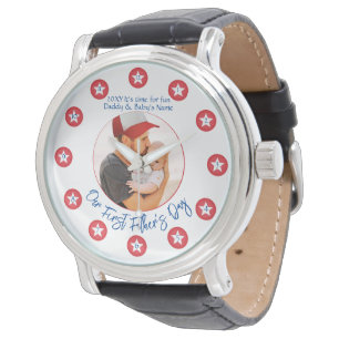 Montre Nouvelle photo papa unique Keepsaké première Fête 