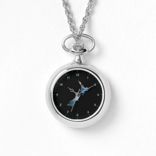 MONTRE NOUVELLE ZÉLANDE CARTE PAUA WATT