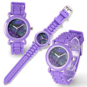 Montre Nuances de pourpre Abstrait