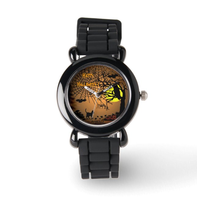 Montre Nuit d'Halloween, Joyeux Halloween ! (Recto)