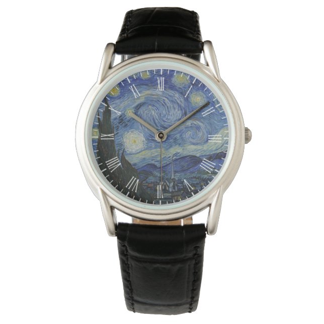 Montre "Nuit étoilée" par Van Gogh (devant)