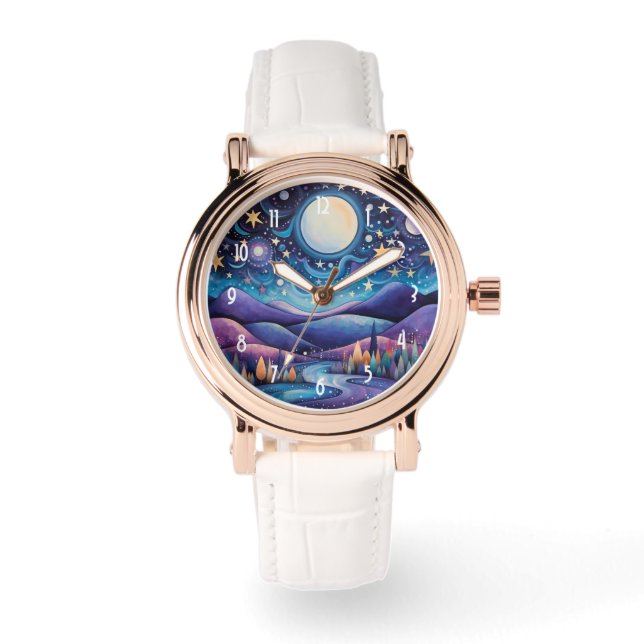 Montre Nuit lunaire Big Moon Paysage (Recto)