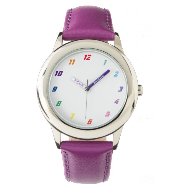 Montre numéro de couleur (devant)
