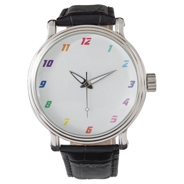 Montre numéro de couleur (devant)